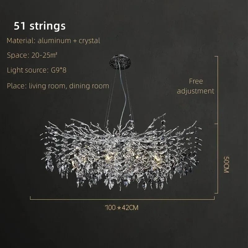 Crystalline Luxe Chandelier